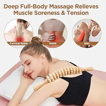 Wooden Body Massage Roller